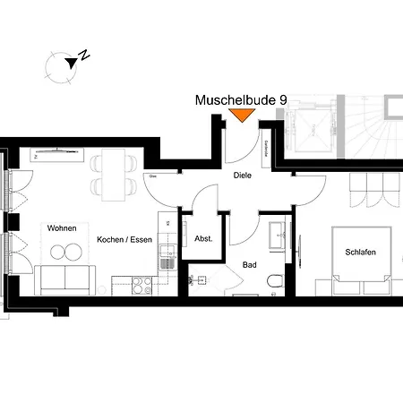 Muschelbude 9 - Meernah - 9 *